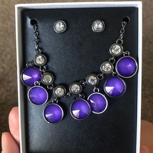 Never worn matching set. Necklace and earrings.